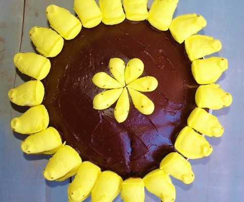 Chocolate Peeps Cake – Kellis Kitchen