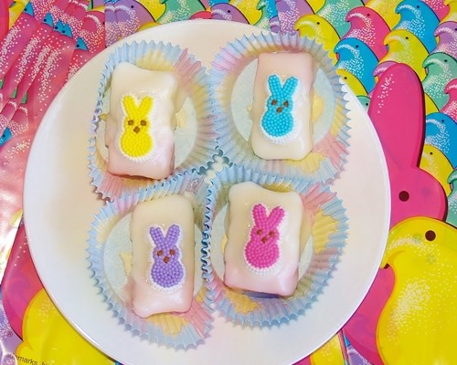Peeps Petit Fours – Kellis Kitchen