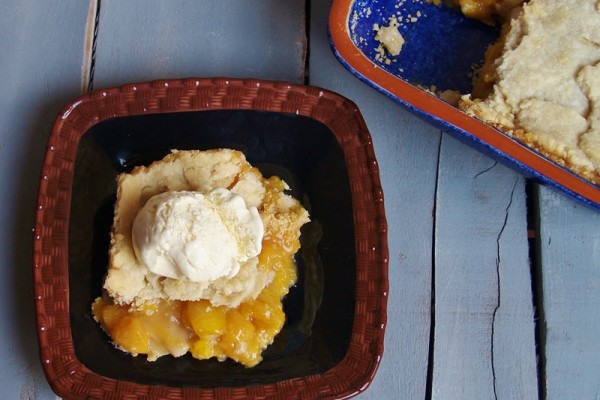 Nanas Old Fashioned Peach Cobbler – Kellis Kitchen