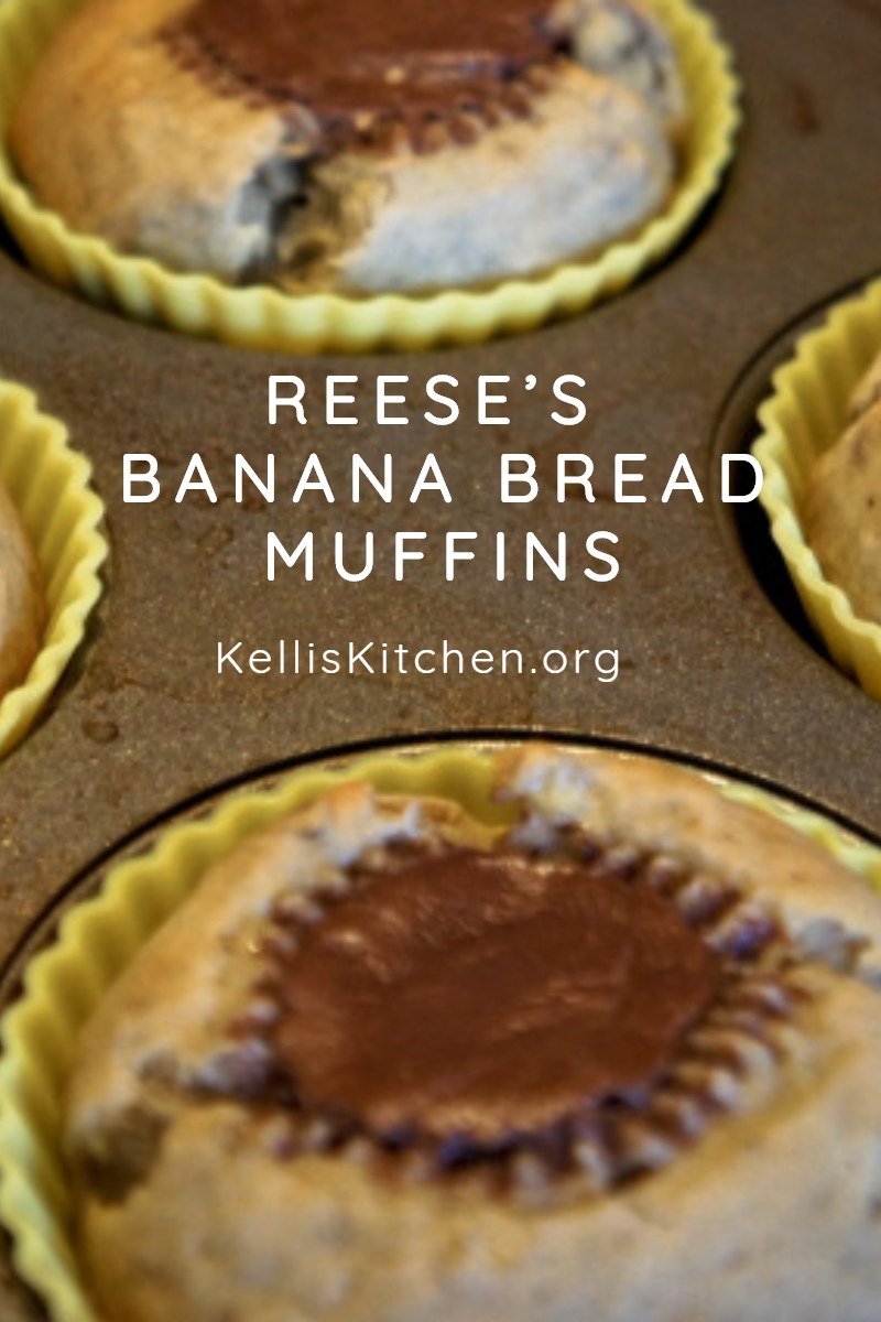 REESE’S BANANA BREAD MUFFINS