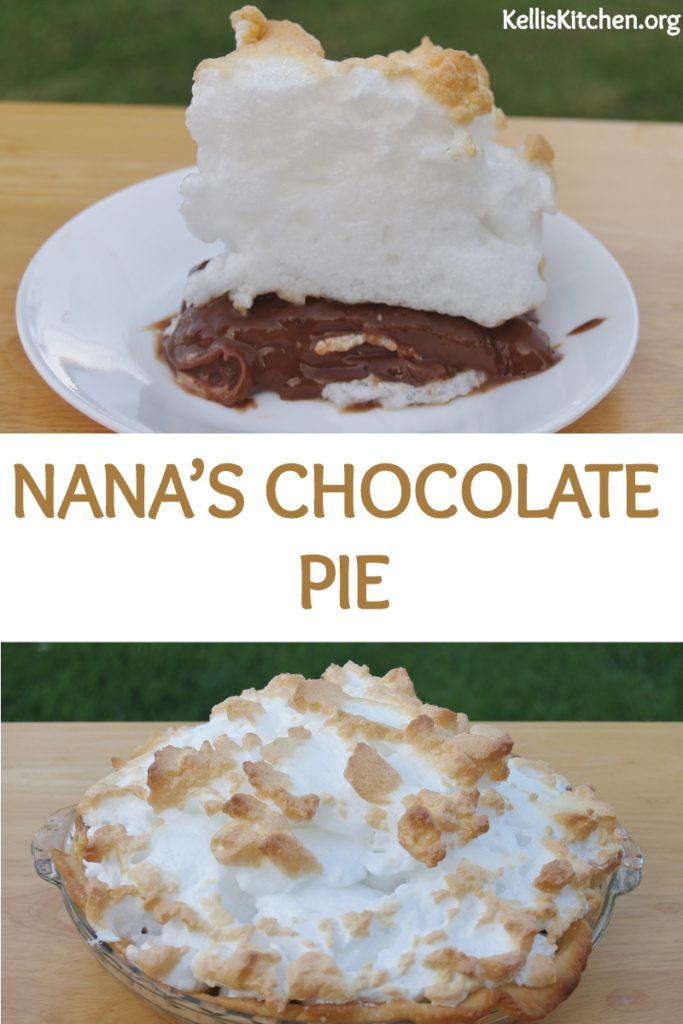 NANA’S CHOCOLATE PIE