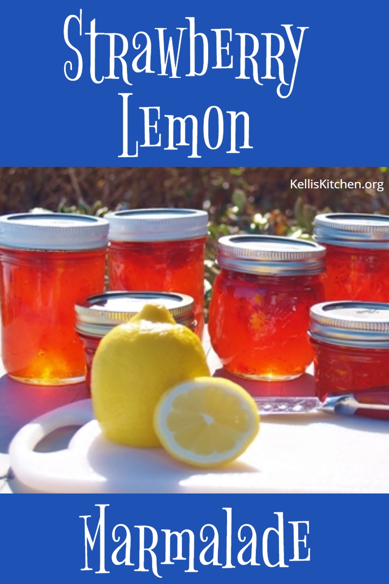 Strawberry Lemon Marmalade via @KitchenKelli