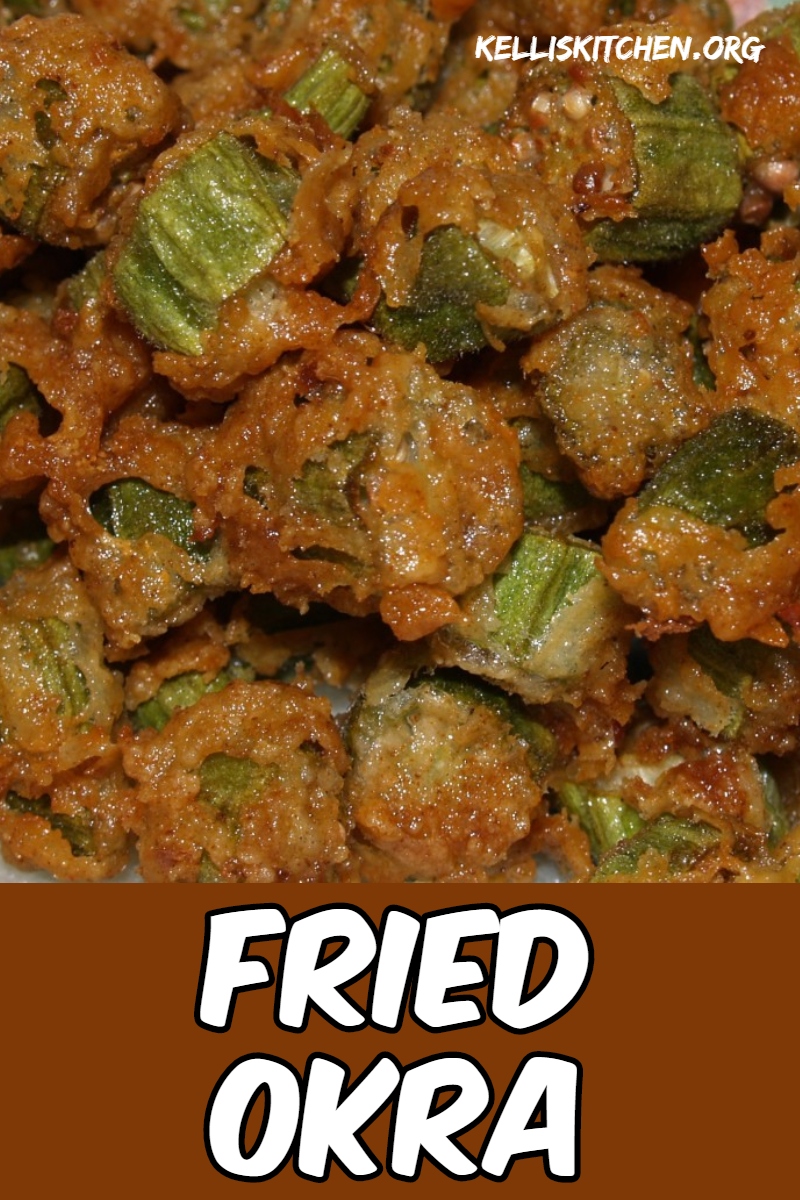 Fried Okra. It's one of the tastiest vegetables I have ever eaten and this is the way that you too can make it at home instead of eating out. via @KitchenKelli