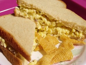 Scrambled Egg Sandwich - Kelli's Kitchen