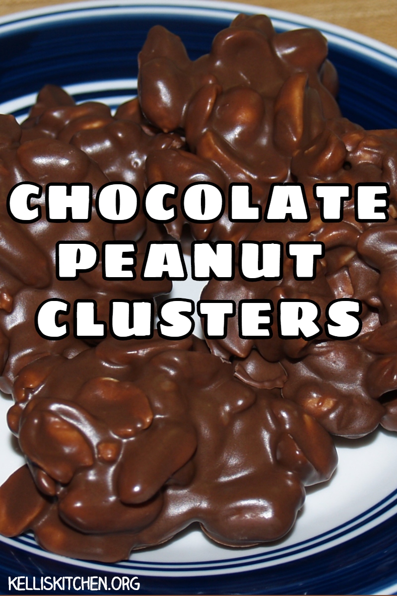 CHOCOLATE PEANUT CLUSTERS via @KitchenKelli