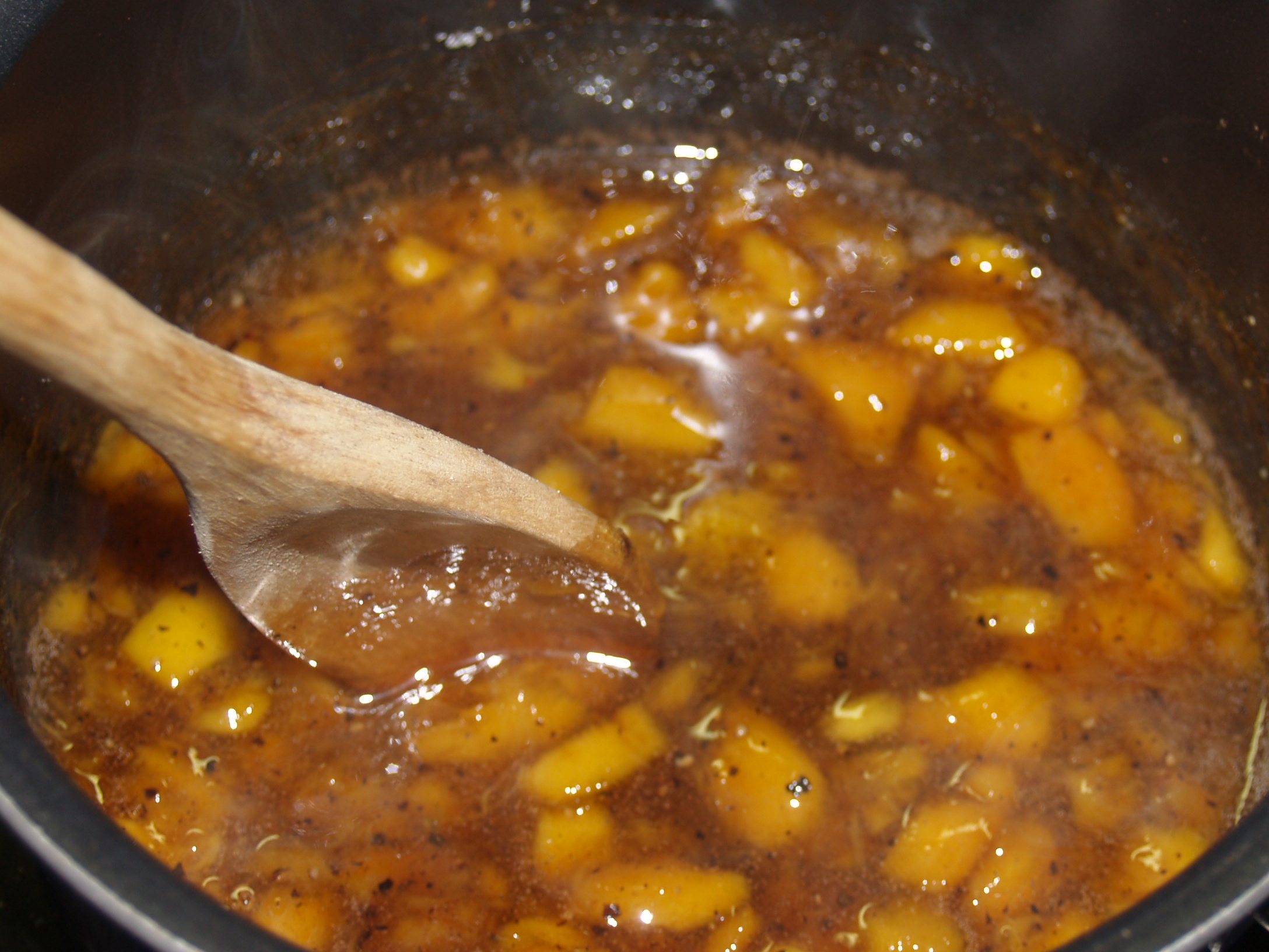 Peachy Piquant Jam from Kelli's Kitchen