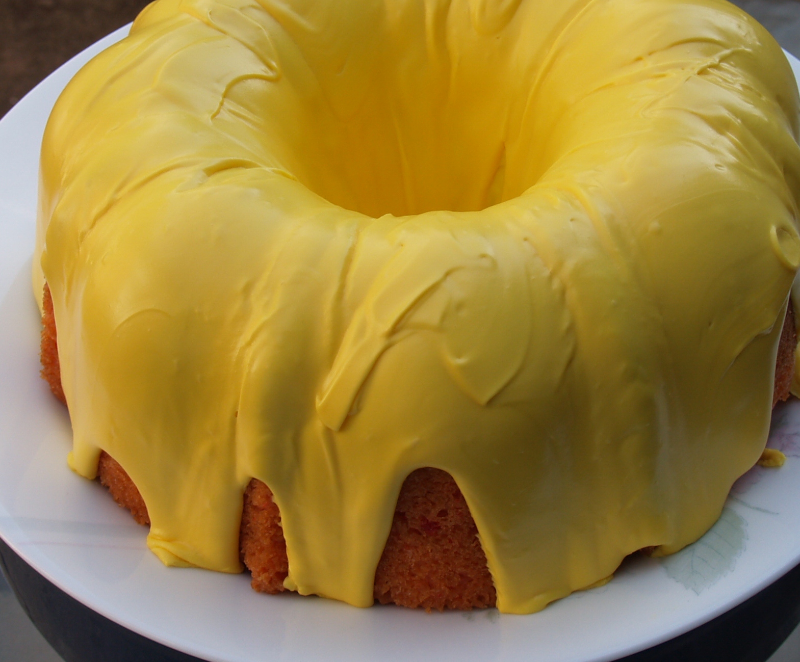 Strawberry Bundt Cake with Lemon Icing from Kelli's Kitchen