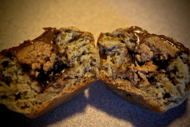 Reese's Banana Bread Muffins