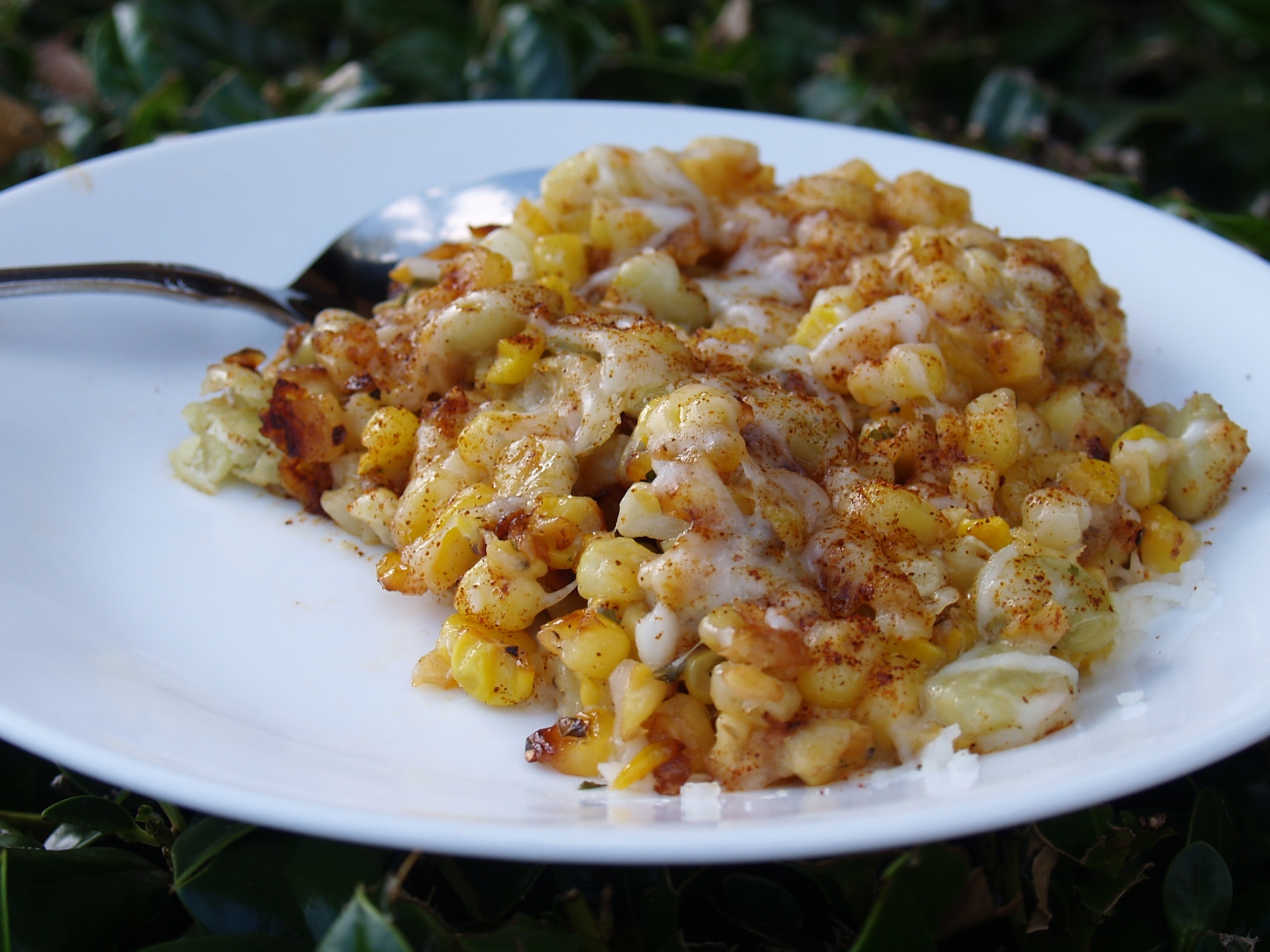 Skillet Corn and Lima Beans