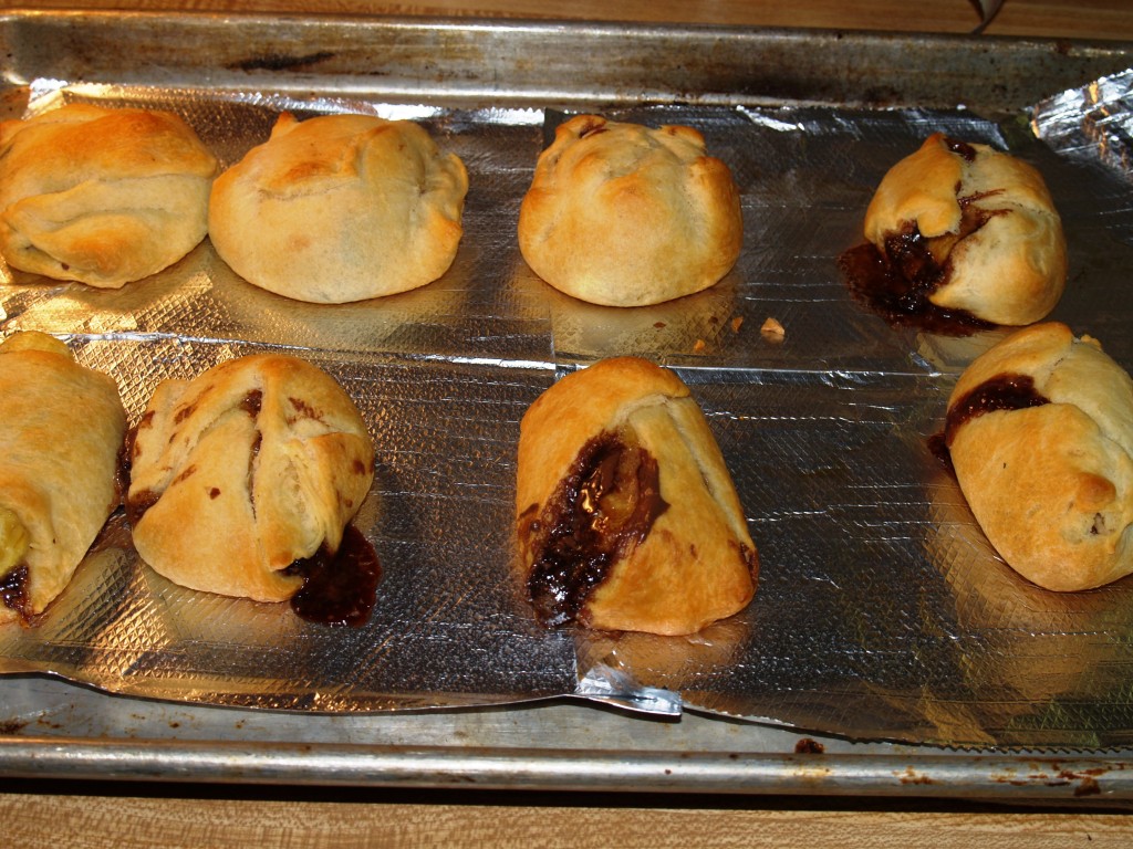 Banana Nut Butter Crescents 