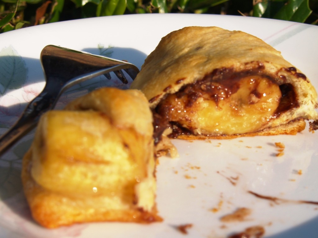 Banana Nut Butter Crescents 