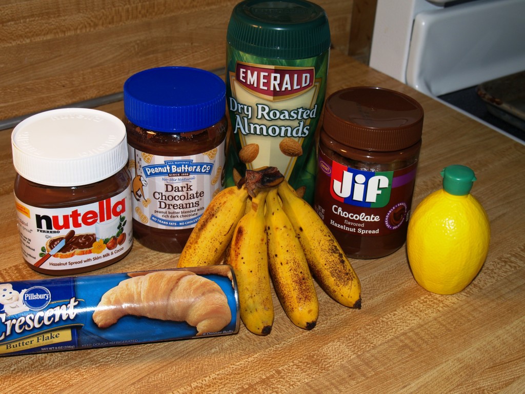 Banana Nut Butter Crescents 