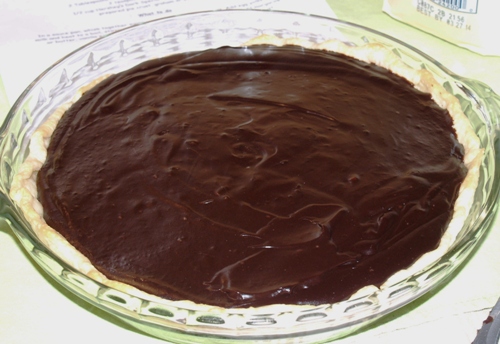 Dark Chocolate Peppermint Pie