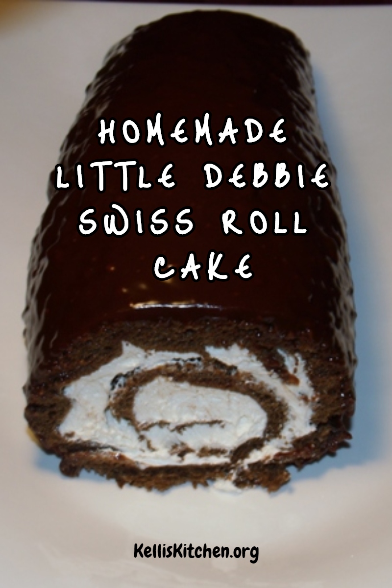 Homemade Little Debbie Swiss Roll Cake via @KitchenKelli