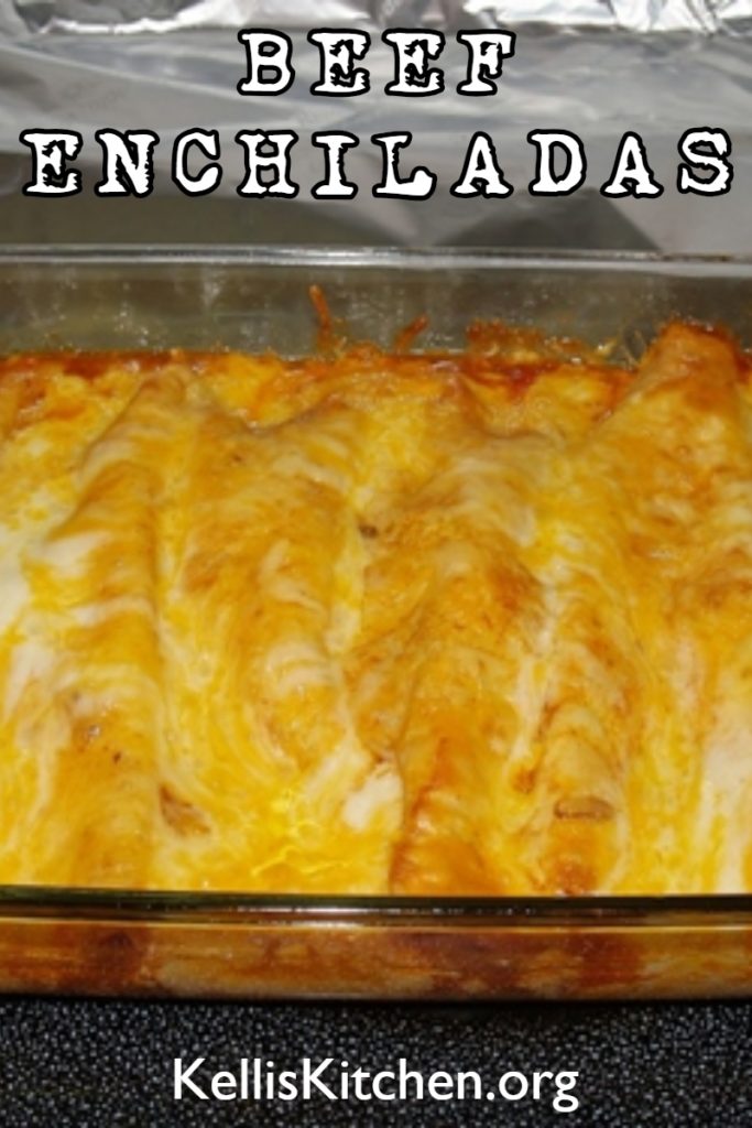 Cheesy Beef Enchiladas