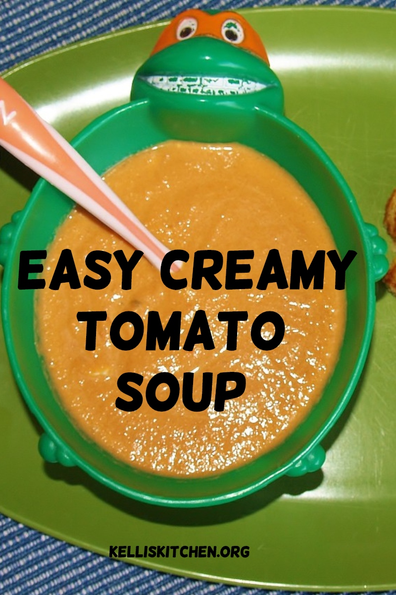 Easy Creamy Tomato Soup via @KitchenKelli