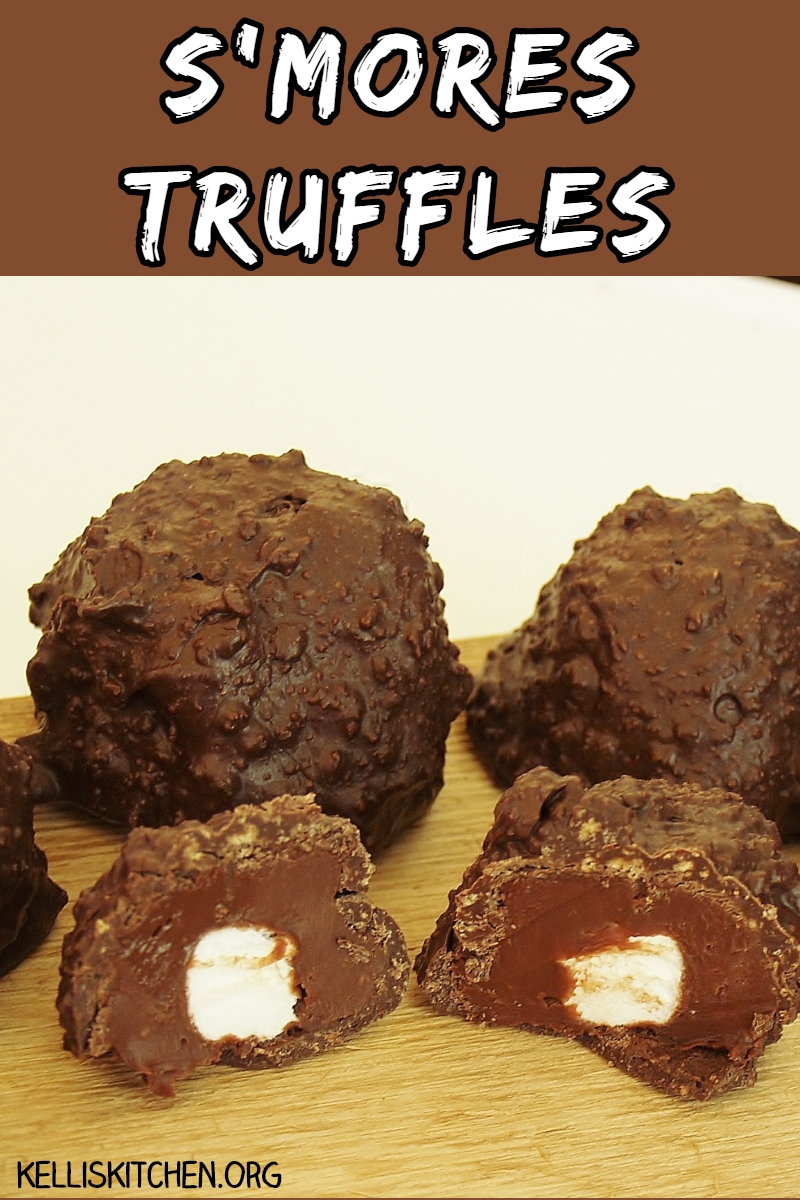 S’MORES TRUFFLES via @KitchenKelli