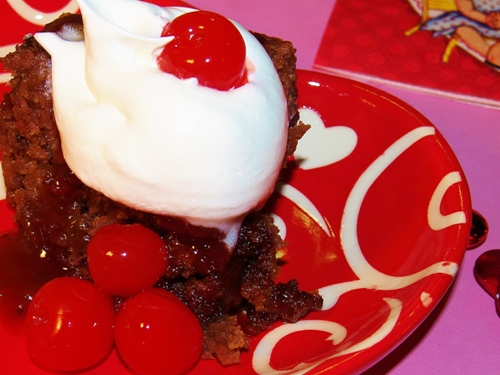 Crocked Cherry Cola Chocolate Cake