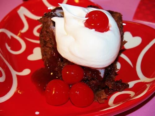 Crocked Cherry Cola Chocolate Cake