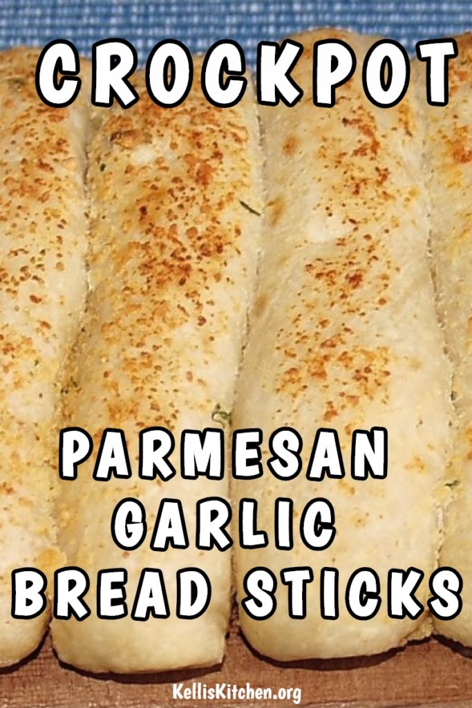 CROCKPOT PARMESAN GARLIC BREAD STICKS