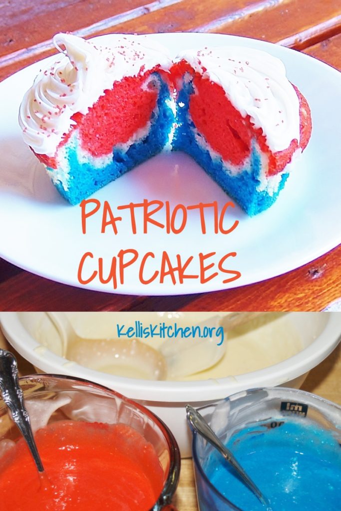 PATRIOTIC CUPCAKES