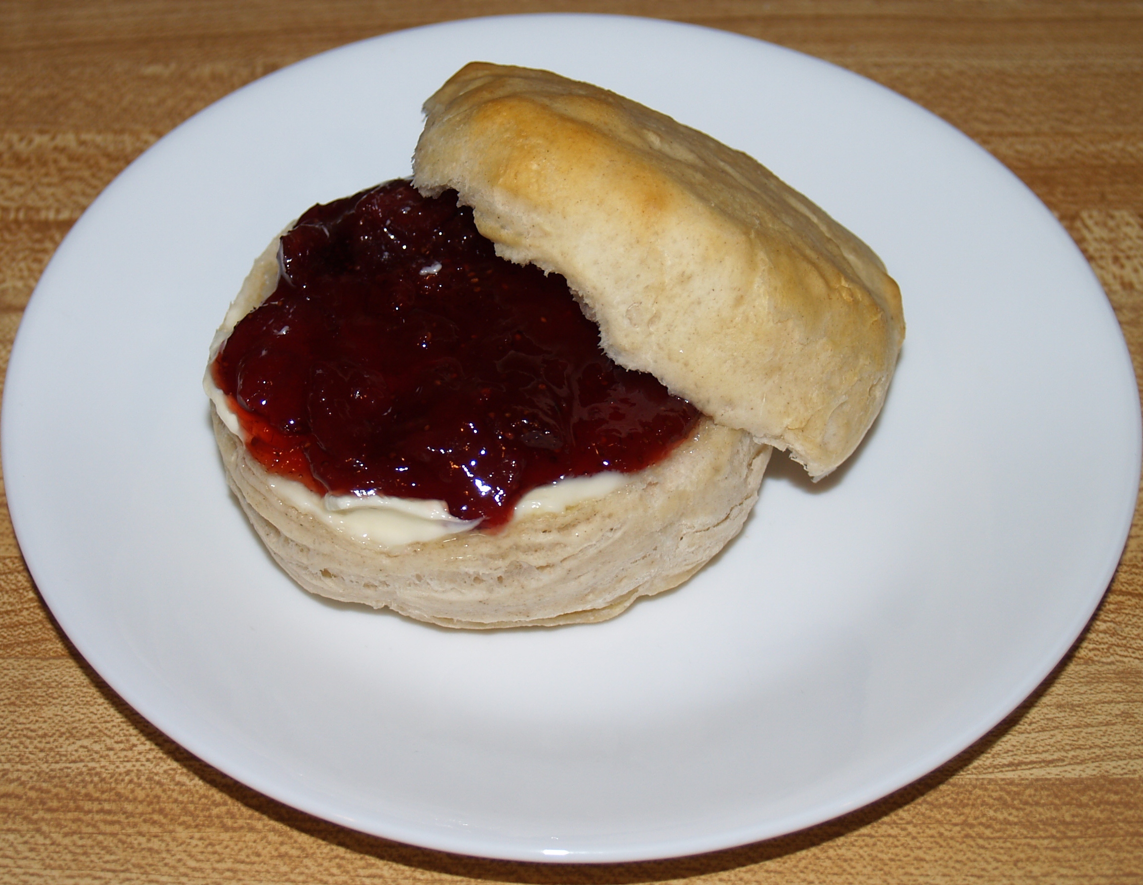 Strawberry Jam and 7 UP Biscuits