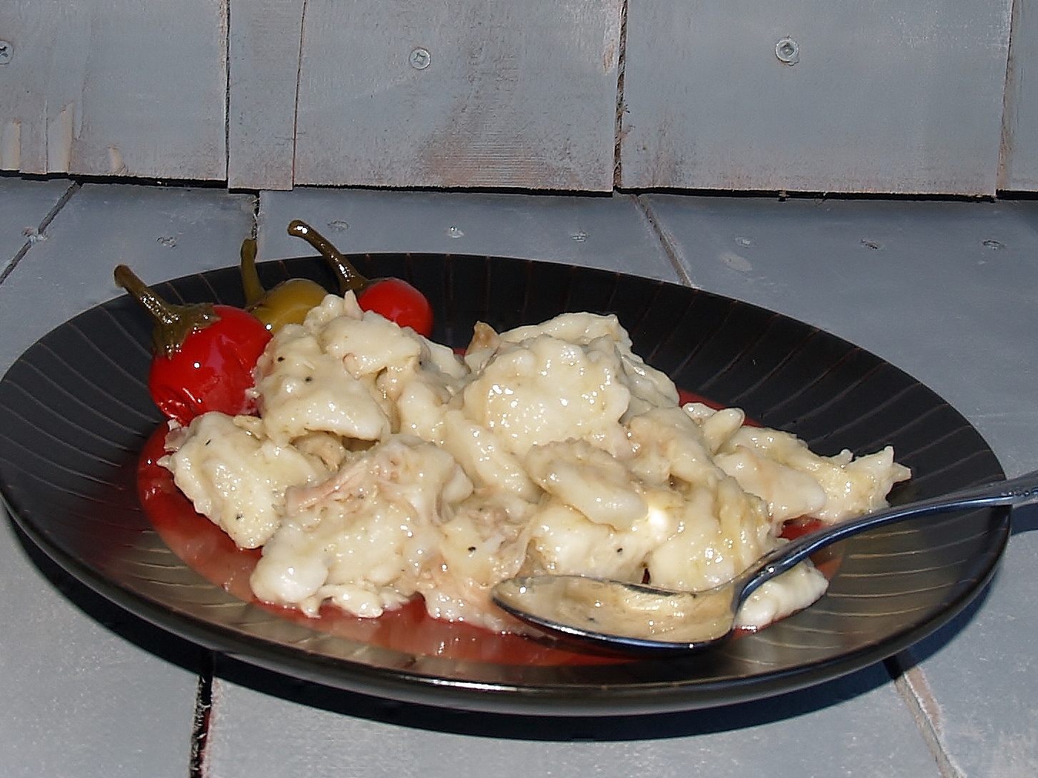 Chicken and Dumplin's Close up/ Kelli's Kitchen