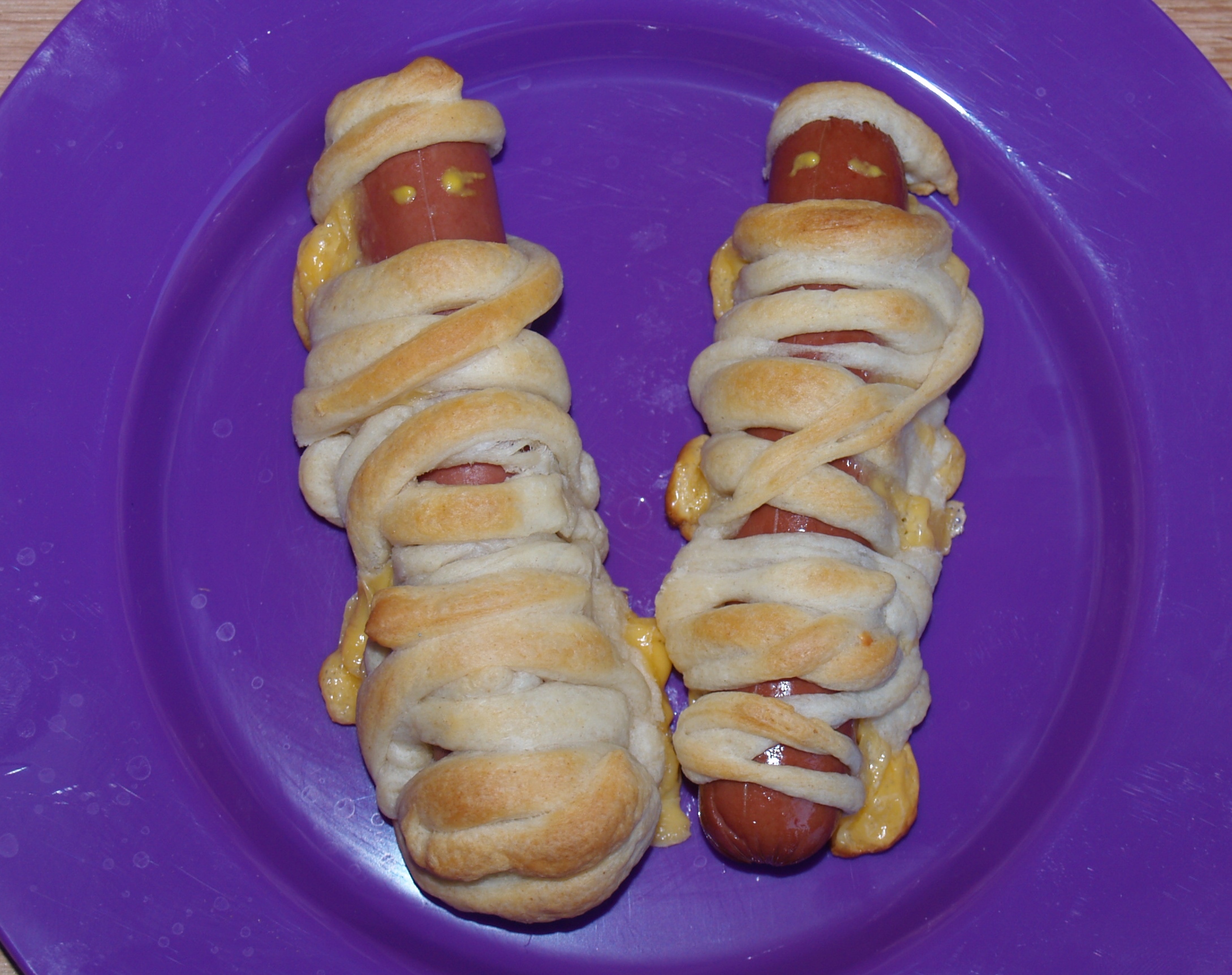 Hot dog Mummies from Kelli's Kitchen