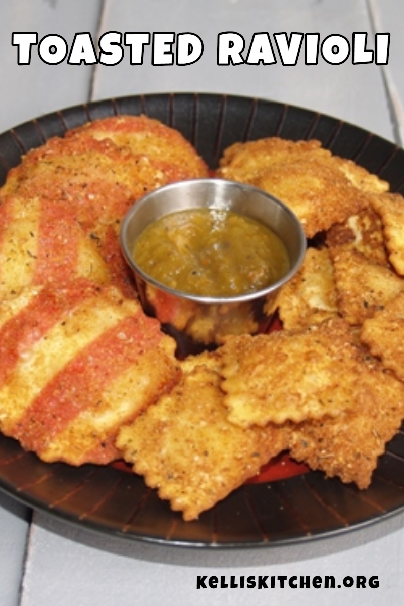 TOASTED RAVIOLI via @KitchenKelli