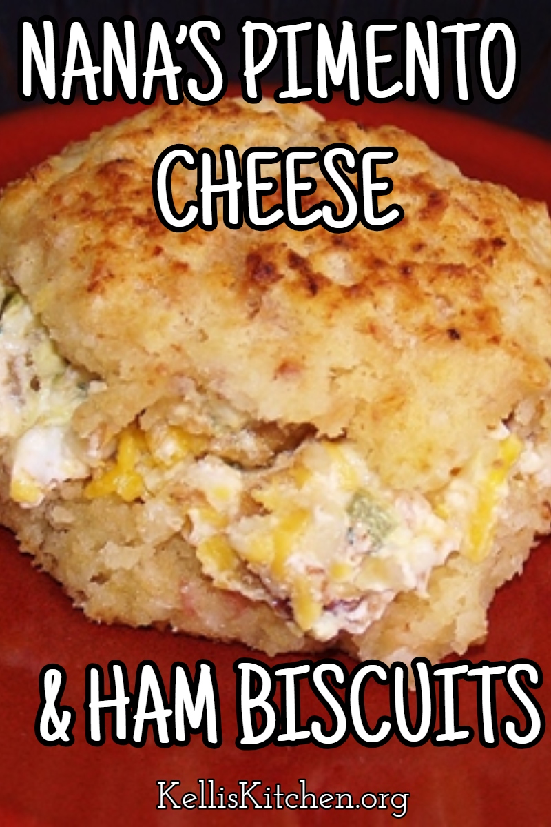 NANA’S PIMENTO CHEESE AND HAM BISCUITS: A great way to use up leftover ham.  via @KitchenKelli