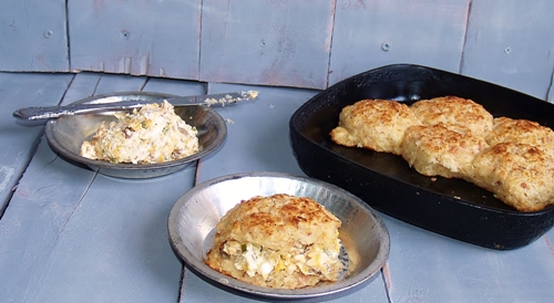 Nana’s Pimento Cheese and Ham Biscuits from Kelli's Kitchen