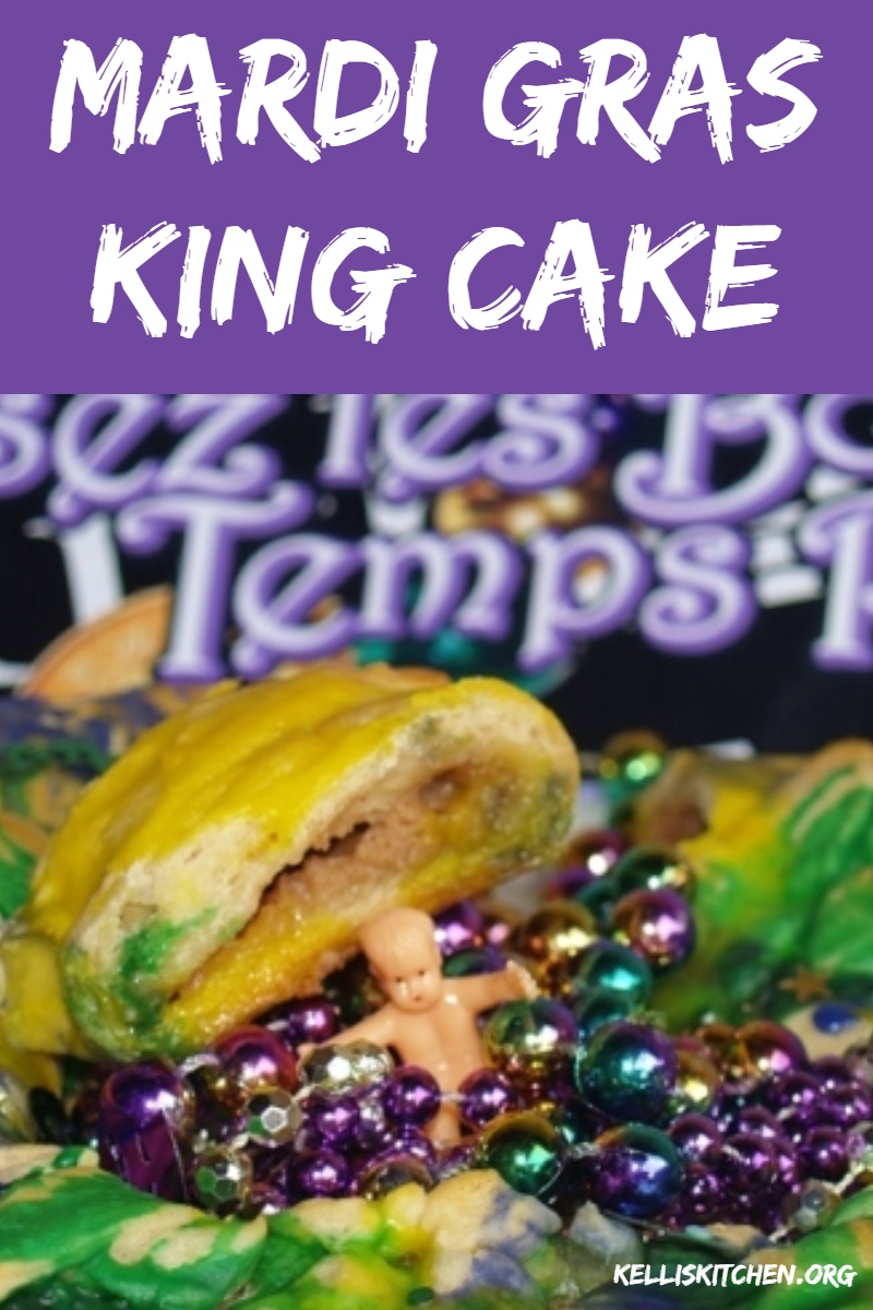 Mardi Gras King Cake via @KitchenKelli