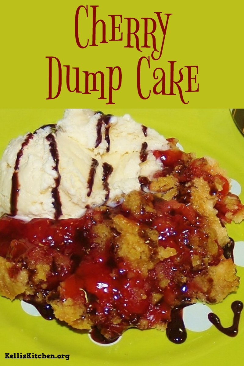 Cherry Dump Cake via @KitchenKelli