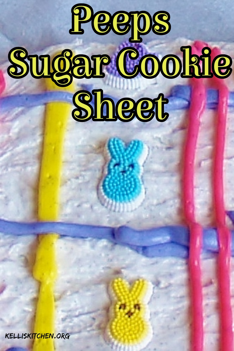 PEEPS SUGAR COOKIE SHEET via @KitchenKelli