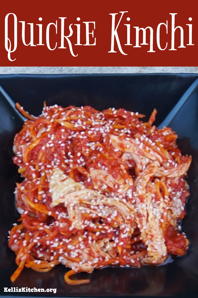 Quickie Kimchi via @KitchenKelli