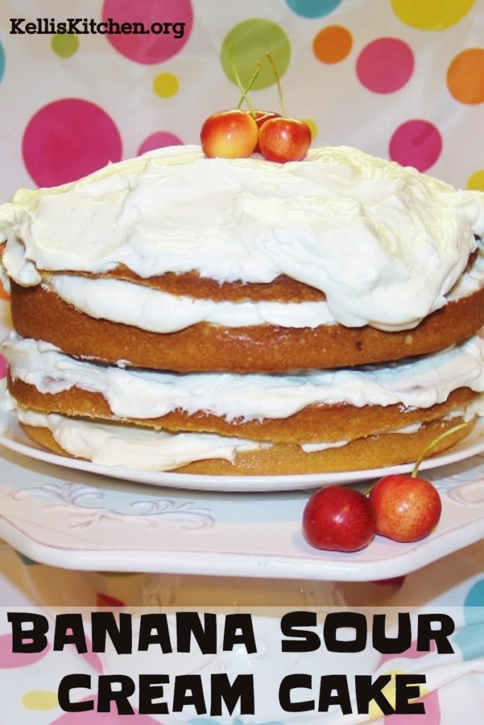 BANANA SOUR CREAM CAKE