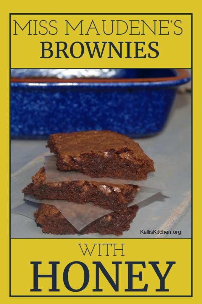 Miss Maudene’s Brownies with Honey Icing