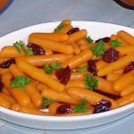 Honey Glazed Carrots with Cherries #BloggerCLUE