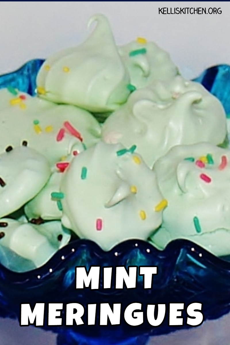 MELT-IN-YOUR-MOUTH MINT MERINGUES  via @KitchenKelli