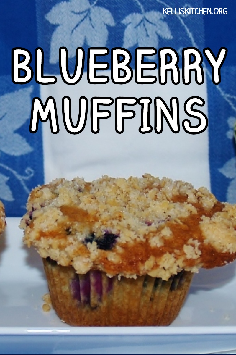 BLUEBERRY MUFFINS via @KitchenKelli