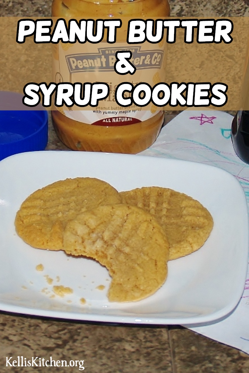 Peanut Butter & Syrup Cookies via @KitchenKelli