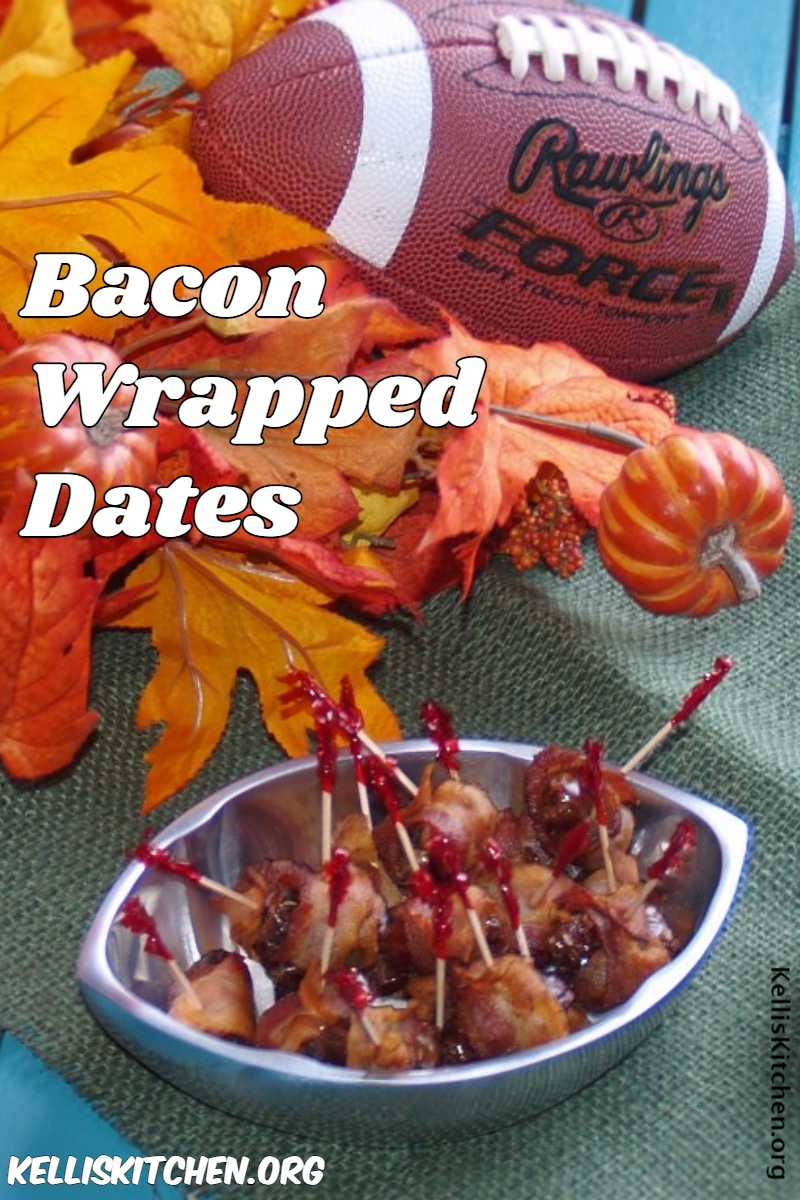 Bacon Wrapped Dates via @KitchenKelli