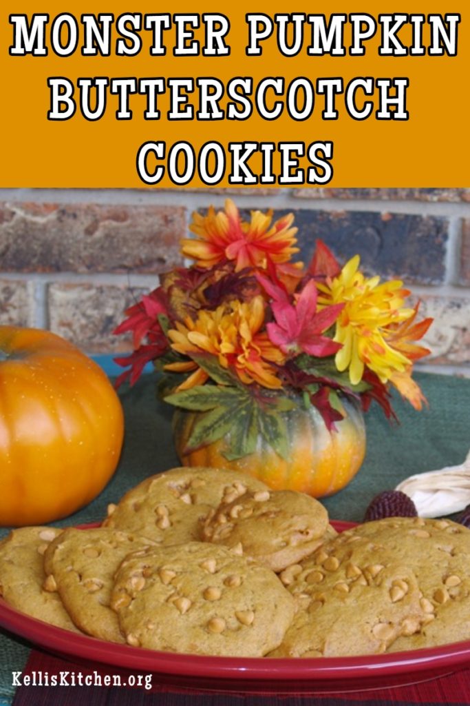 MONSTER PUMPKIN BUTTERSCOTCH COOKIES