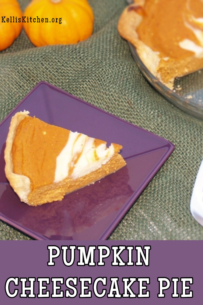 PUMPKIN CHEESECAKE PIE via @KitchenKelli