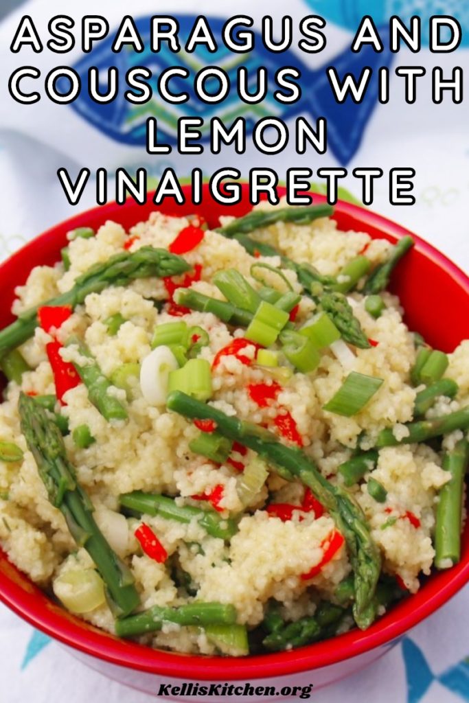 ASPARAGUS AND COUSCOUS WITH LEMON VINAIGRETTE