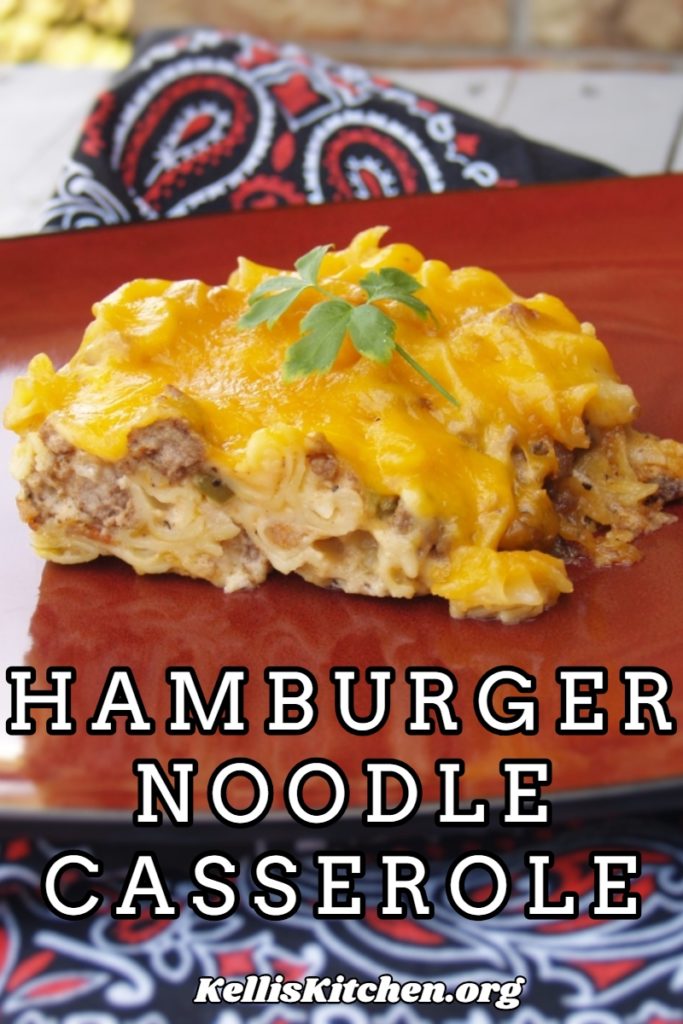 HAMBURGER NOODLE CASSEROLE