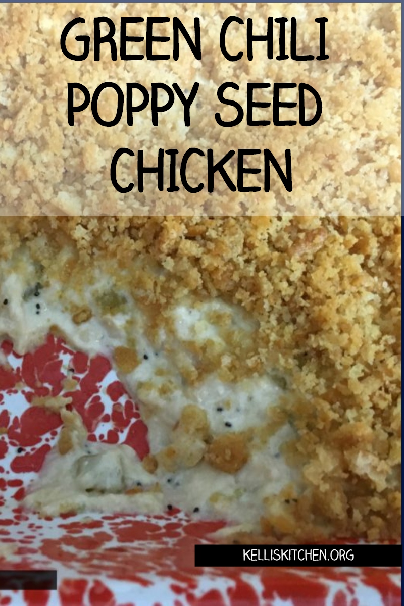 GREEN CHILI POPPY SEED CHICKEN via @KitchenKelli