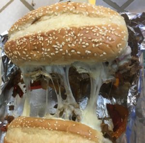 Philly Cheese Steak Baked Sandwiches