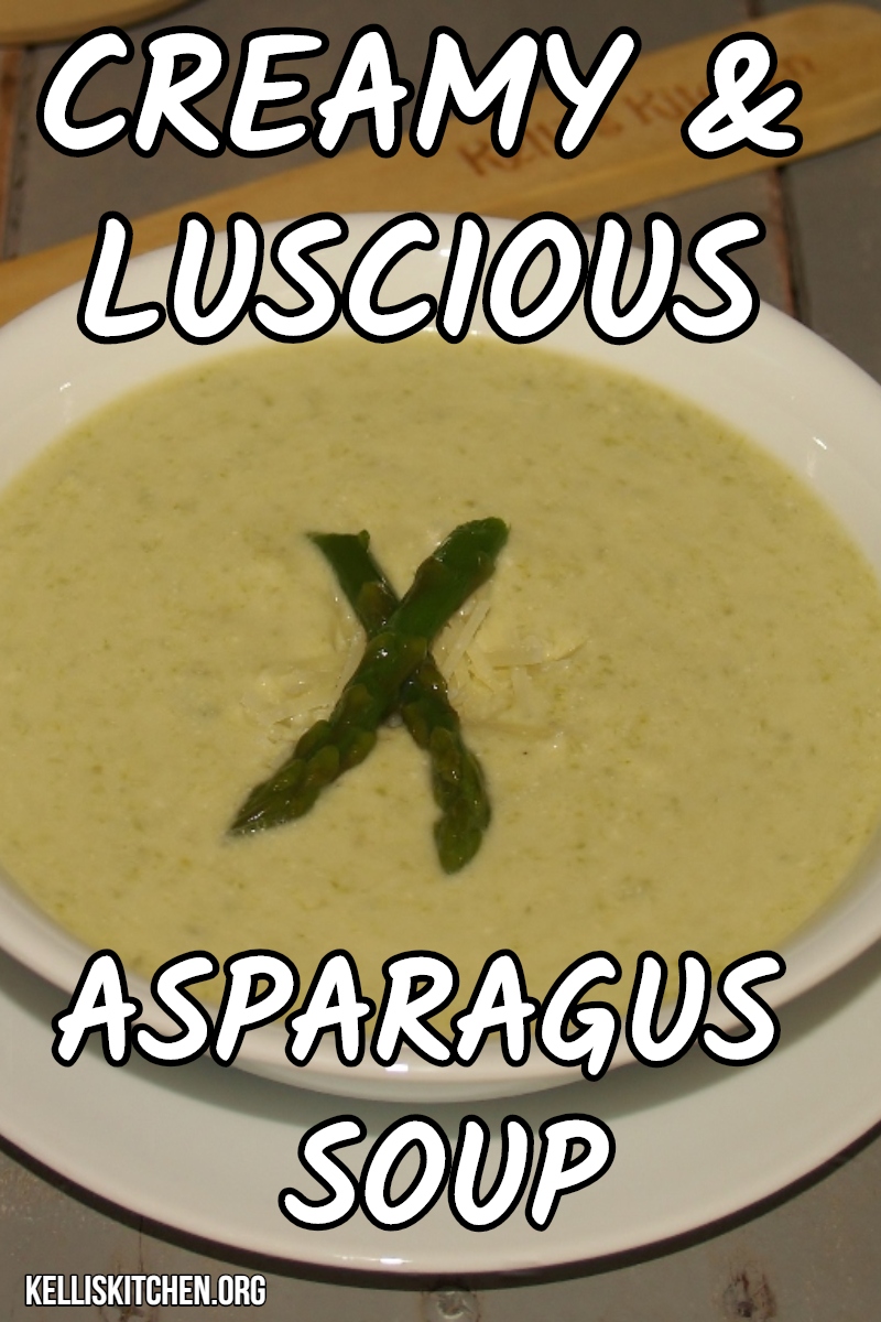 CREAMY & LUSCIOUS ASPARAGUS SOUP via @KitchenKelli