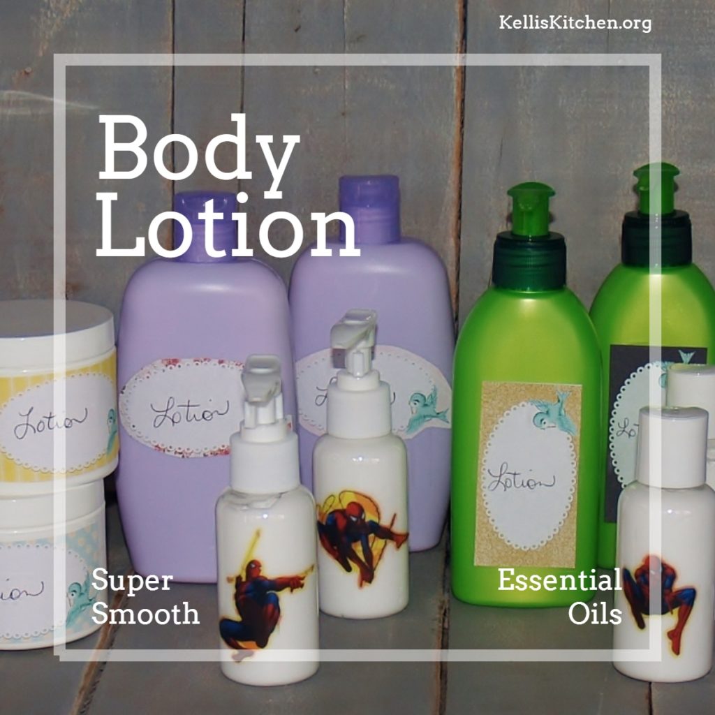 Super Smooth Body Lotion with Essential Oils makes a great, inexpensive DIY Christmas Presents for family and friends. 